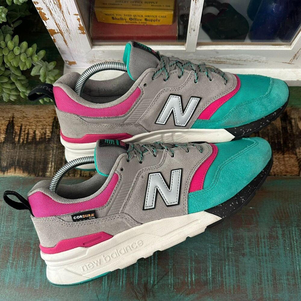 New Balance Sneakers 997H Turquoise Grey Colorway CM99/HYS Cordura Shoes Size 9